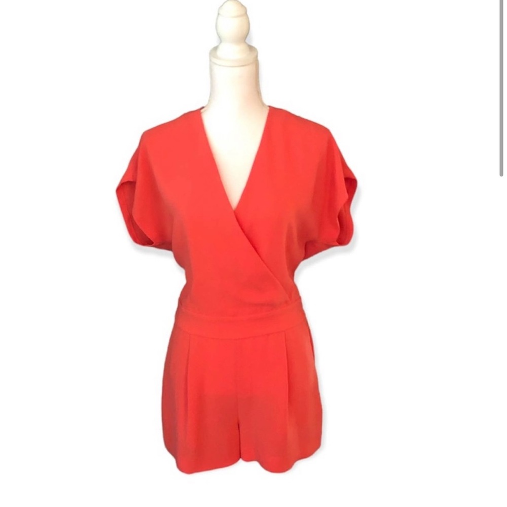 Diane Von Furstenberg Coral Romper